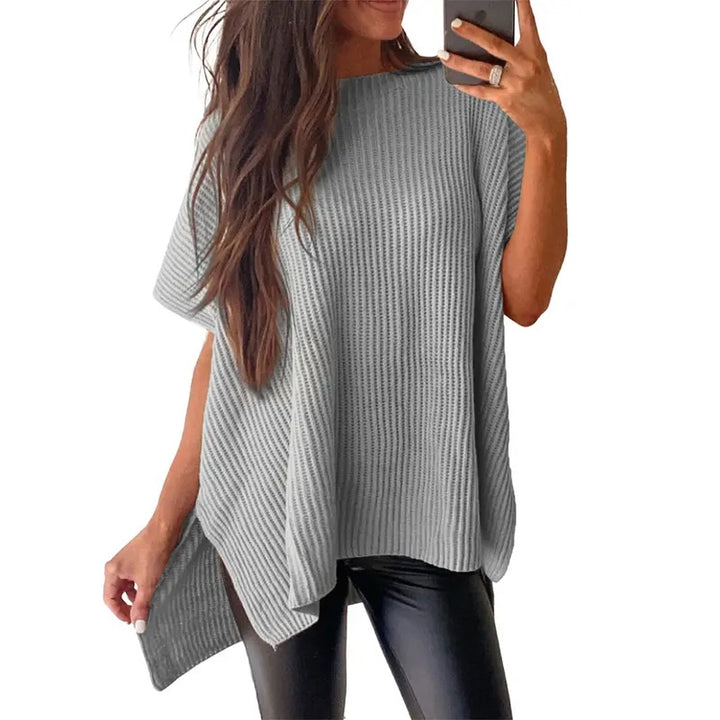 Oversized Knit Tee Top