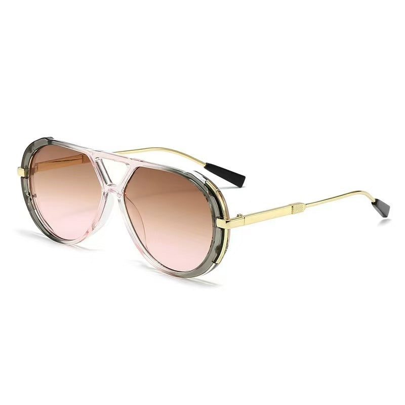 Retro Double Bridge Aviator Shades