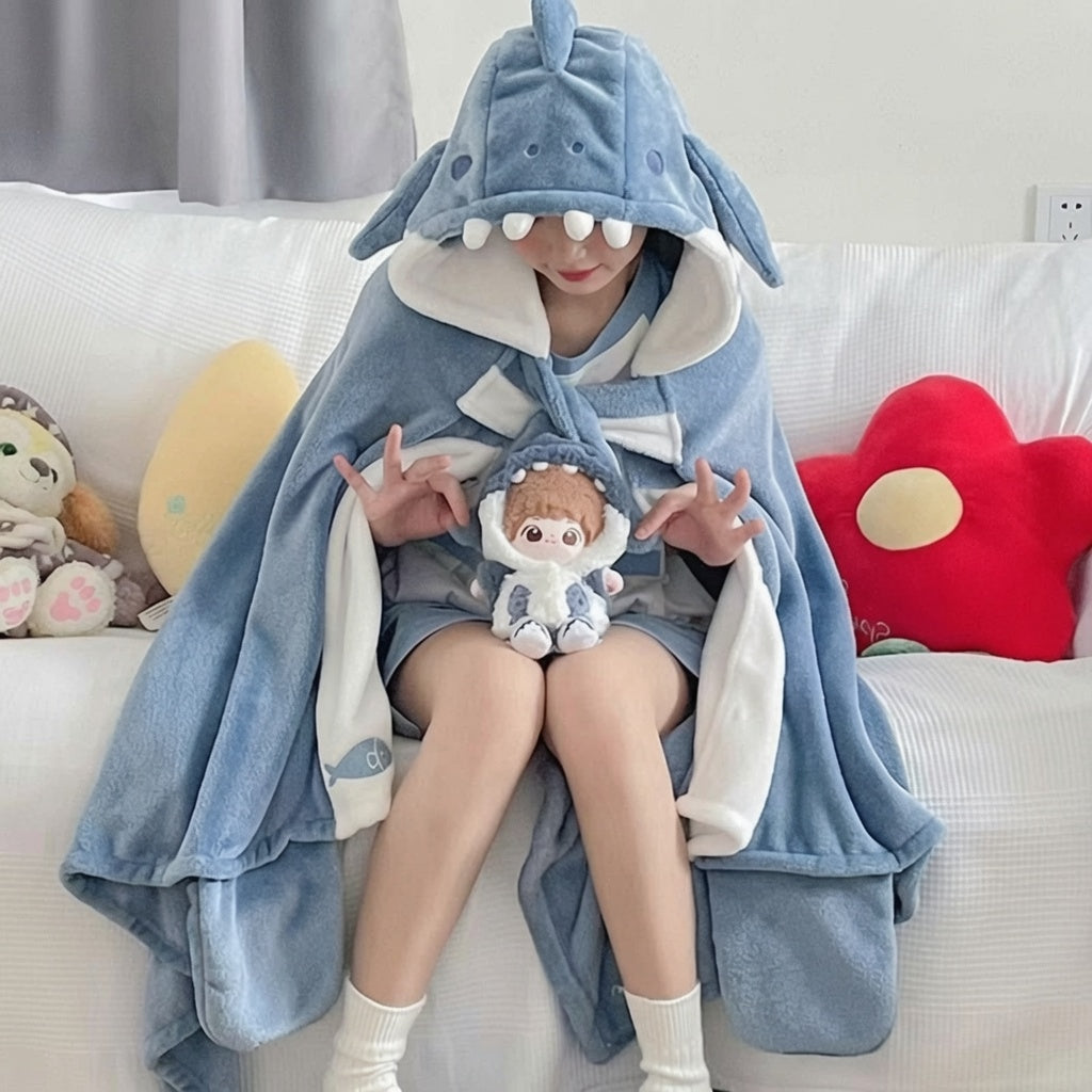Bat Hooded Wearable Blanket Cape