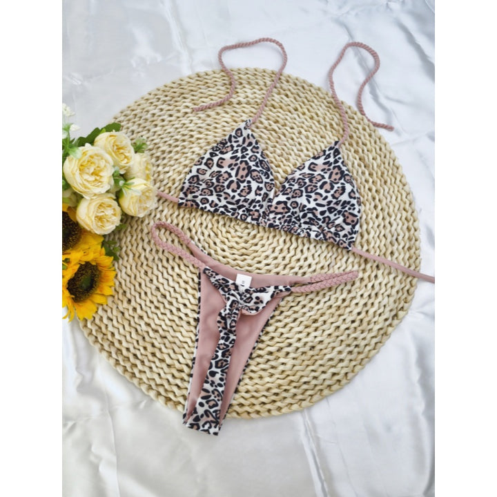 Braided Push Up Brazilian Bikini Set