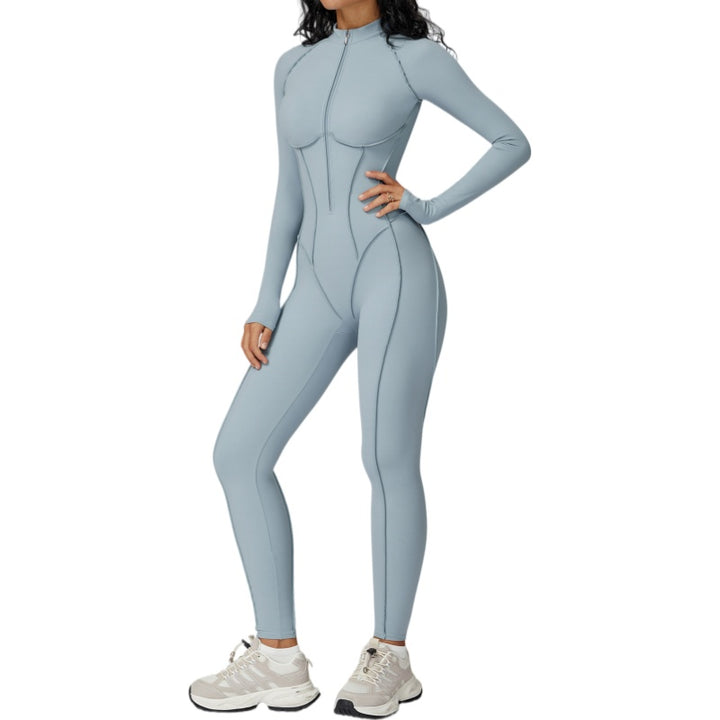 Tummy Control Athletic One Piece Jumpsuit