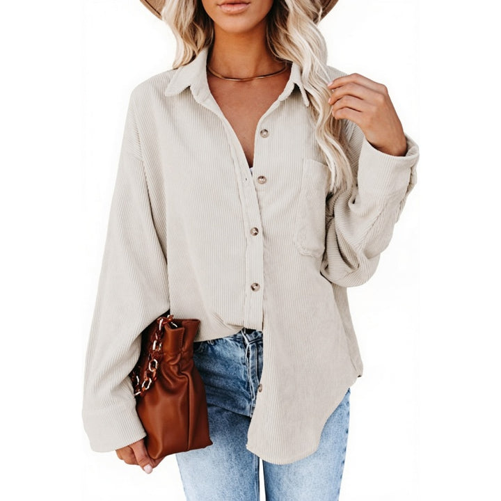 Corduroy Shirt Jacket For Women