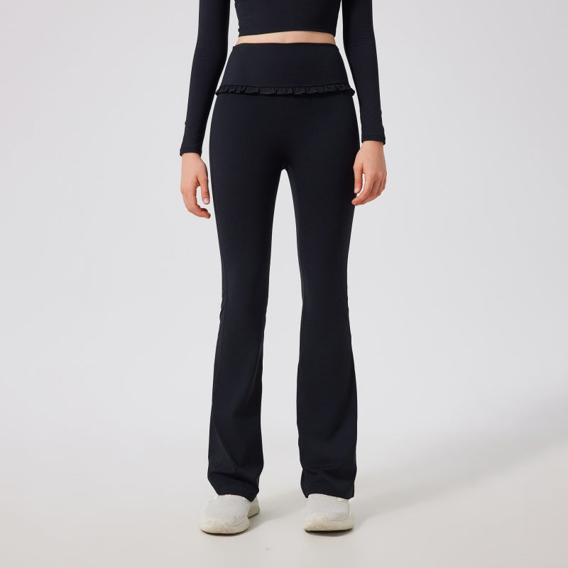 Pink Flare Yoga Leggings