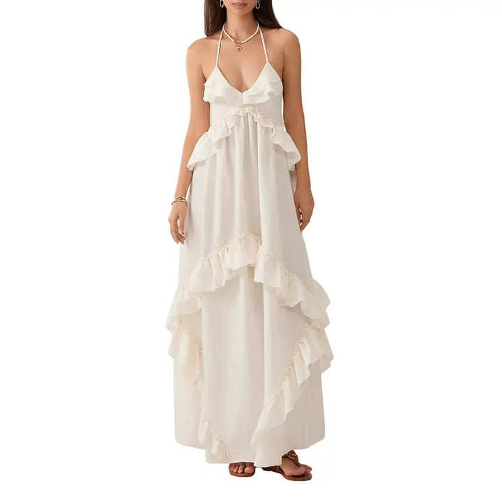 Boho Backless Maxi Dress