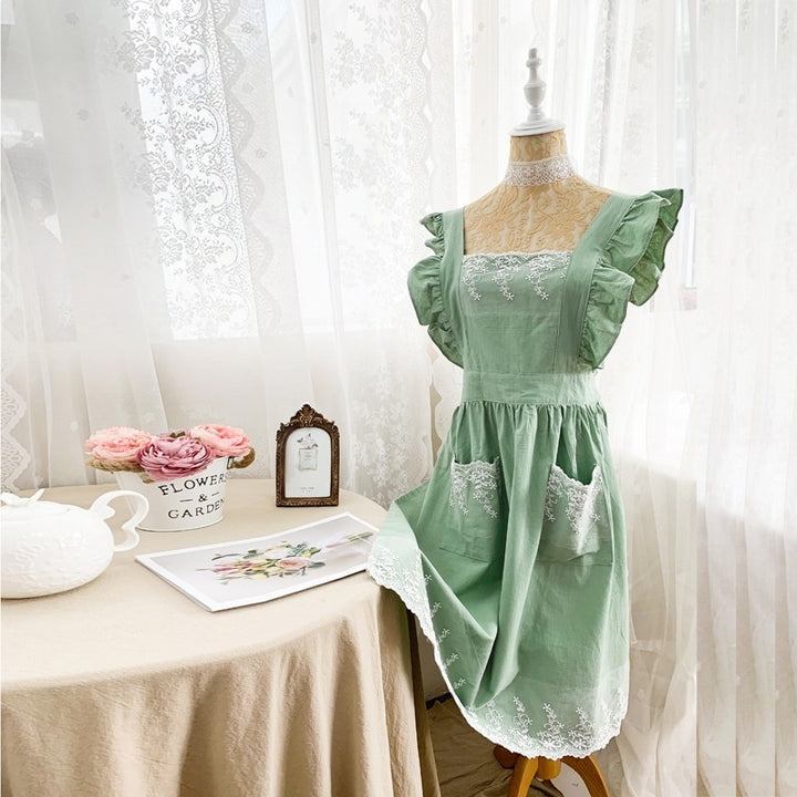 Cotton Garden Apron Dress