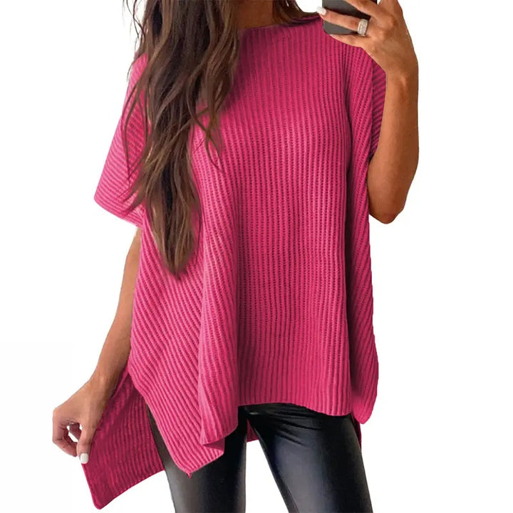 Oversized Knit Tee Top