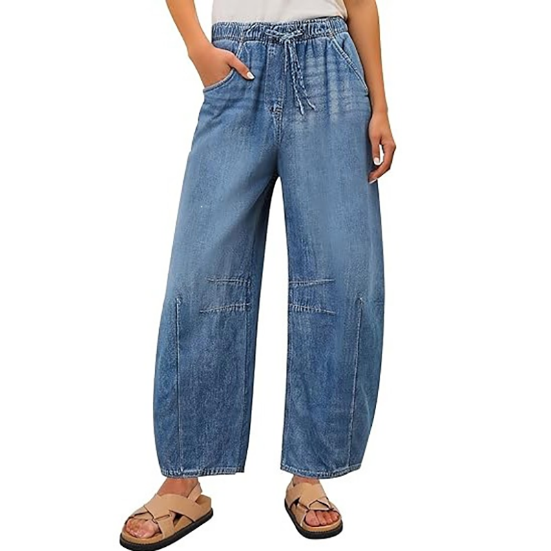 Vintage Wash Loose Denim