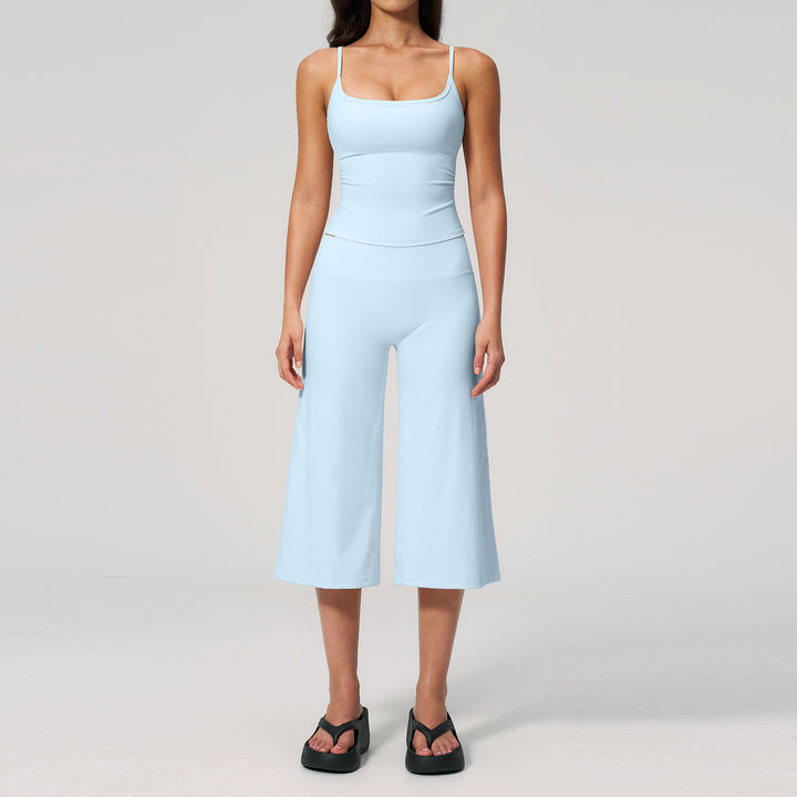 Quick Dry Cami High Waist Capri Set