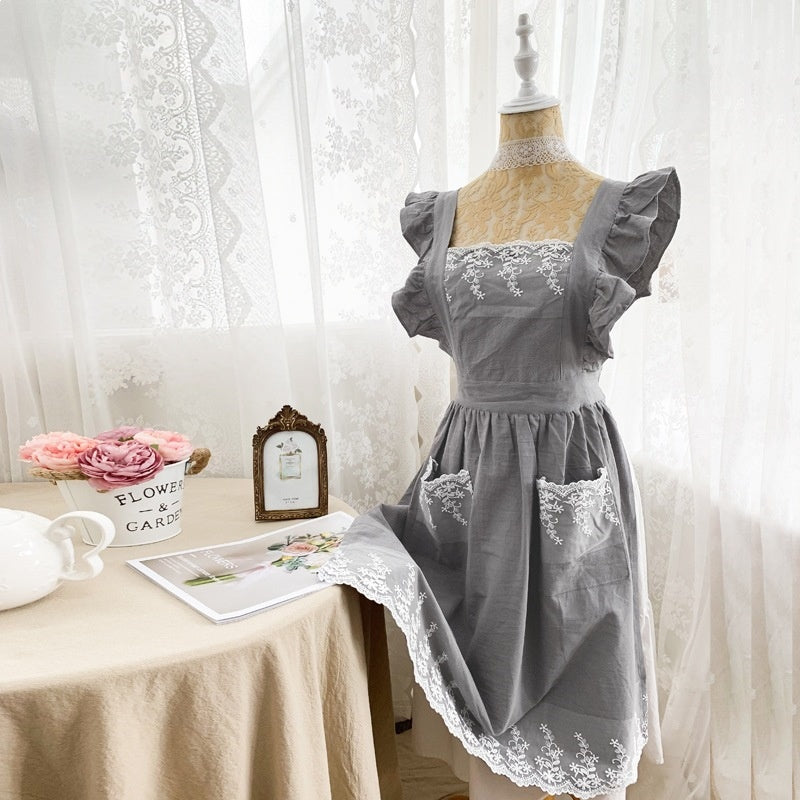 Cotton Garden Apron Dress