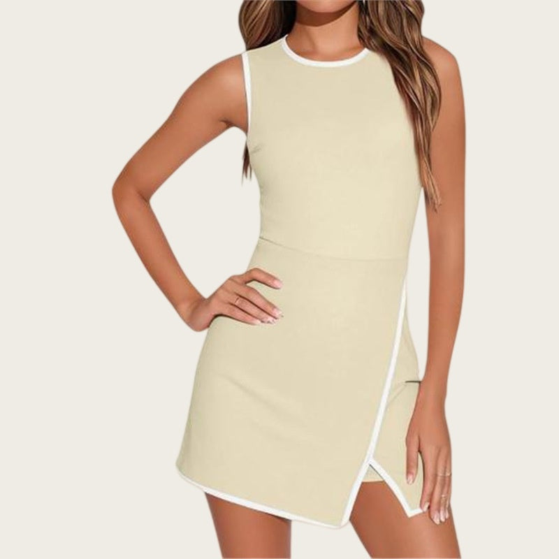 Contrast Trim Tennis Dress