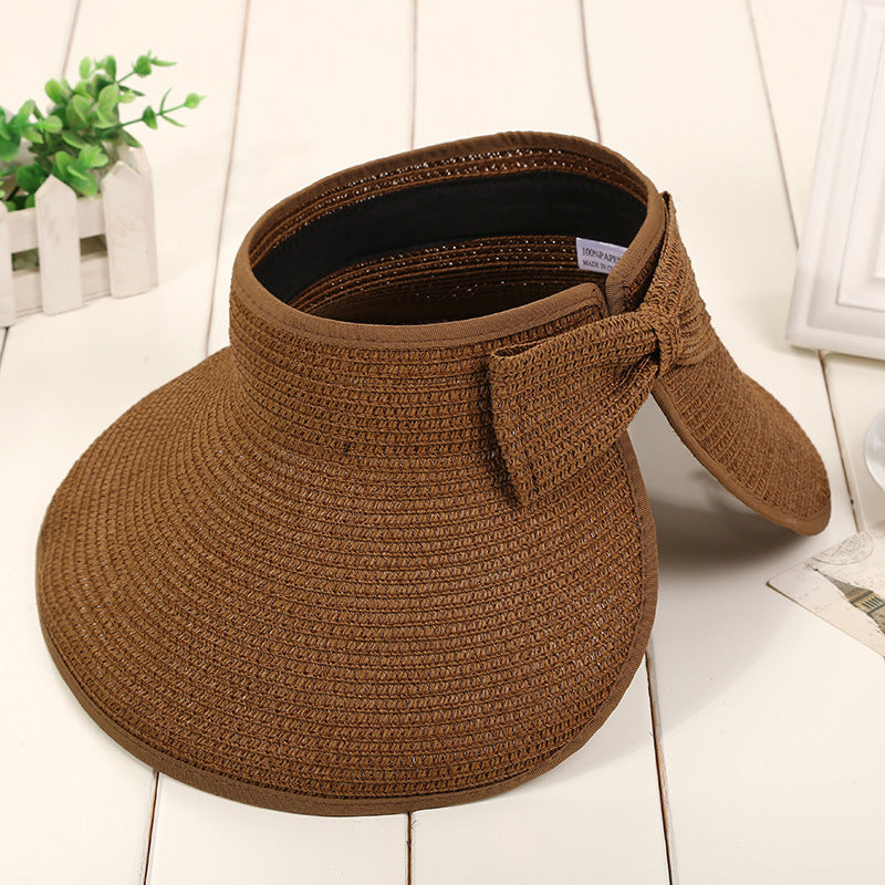 Foldable Wide Brim Visor Hat