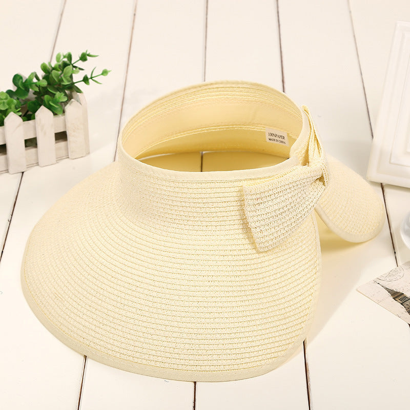 Foldable Wide Brim Visor Hat
