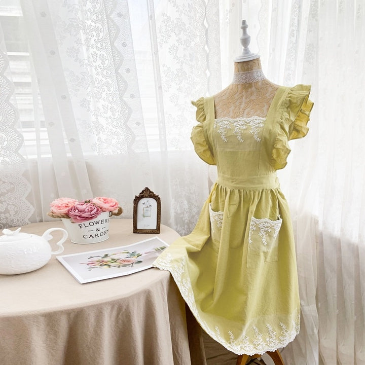 Cotton Garden Apron Dress