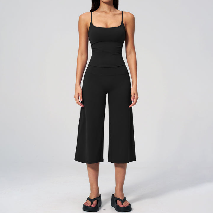 Quick Dry Cami High Waist Capri Set