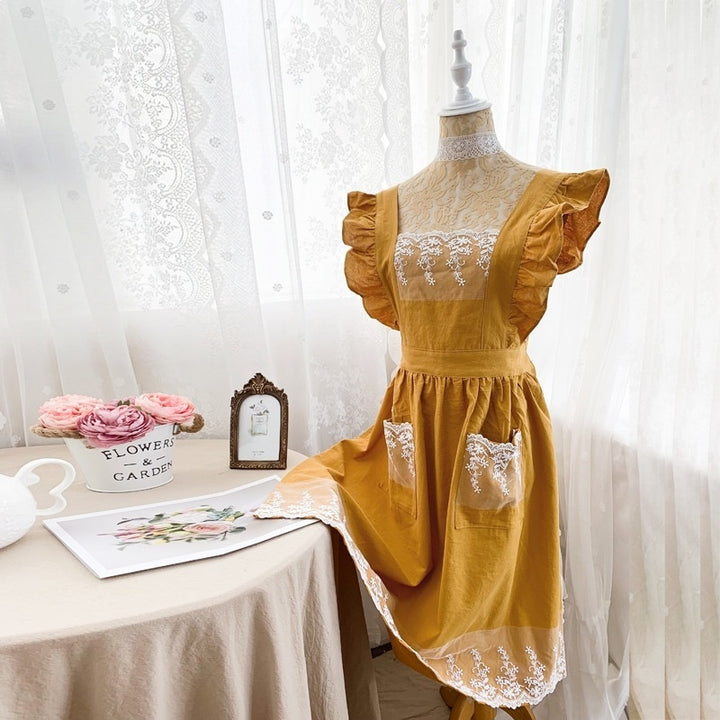 Cotton Garden Apron Dress