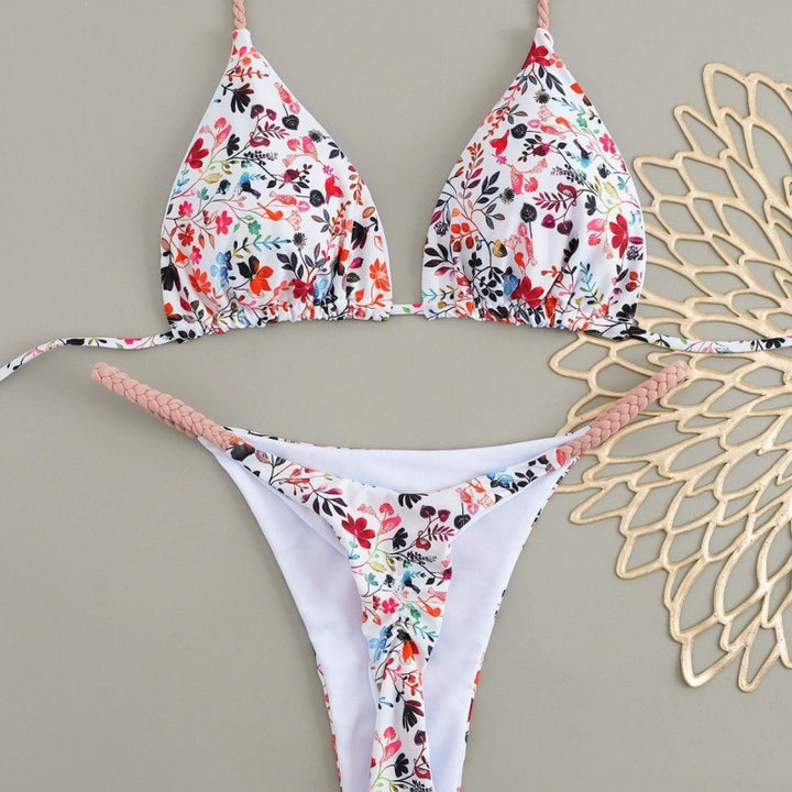 Braided Push Up Brazilian Bikini Set