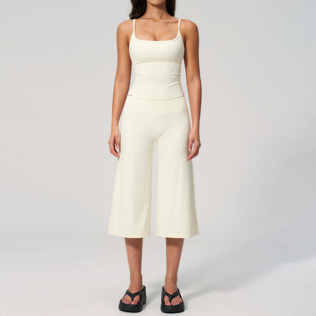 Quick Dry Cami High Waist Capri Set