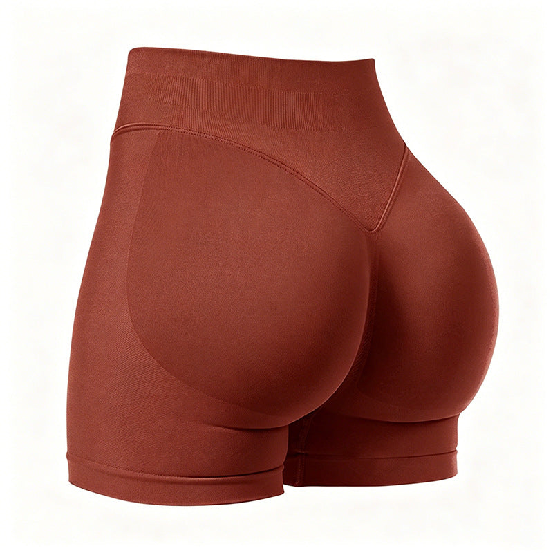 Seamless High Waist Peach Lift Shorts