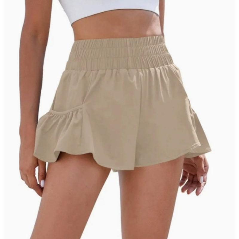 High Waist Pocket Running Shorts