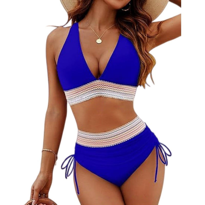 Halter High Waist Tummy Control Bikini