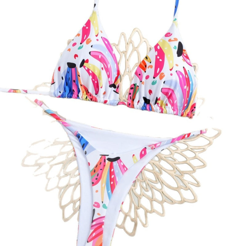 Braided Push Up Brazilian Bikini Set