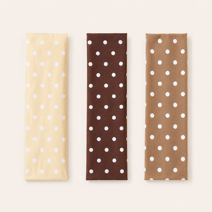 Polka Dot Stretch Yoga Headband