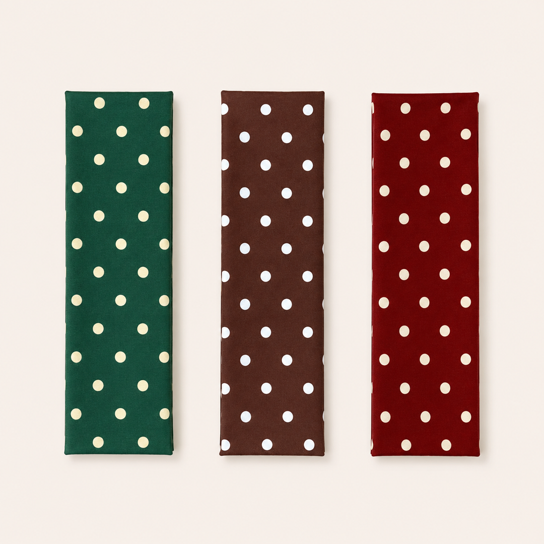 Polka Dot Stretch Yoga Headband