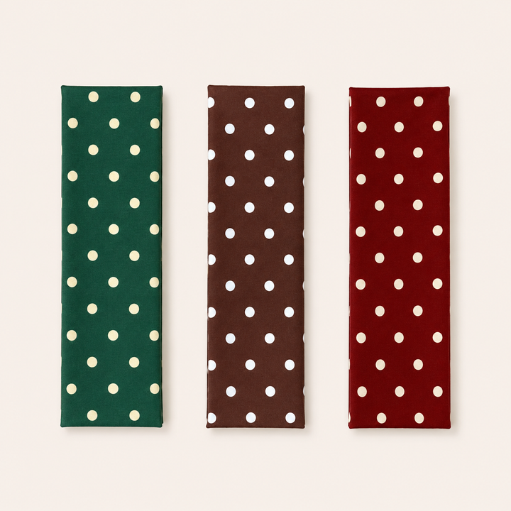 Polka Dot Stretch Yoga Headband